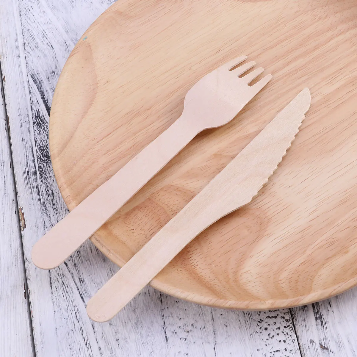 

150 Pcs Tableware Disposable Kitchenware Decoration & Accessories Utensil Utensils for Wood Untensils Wooden