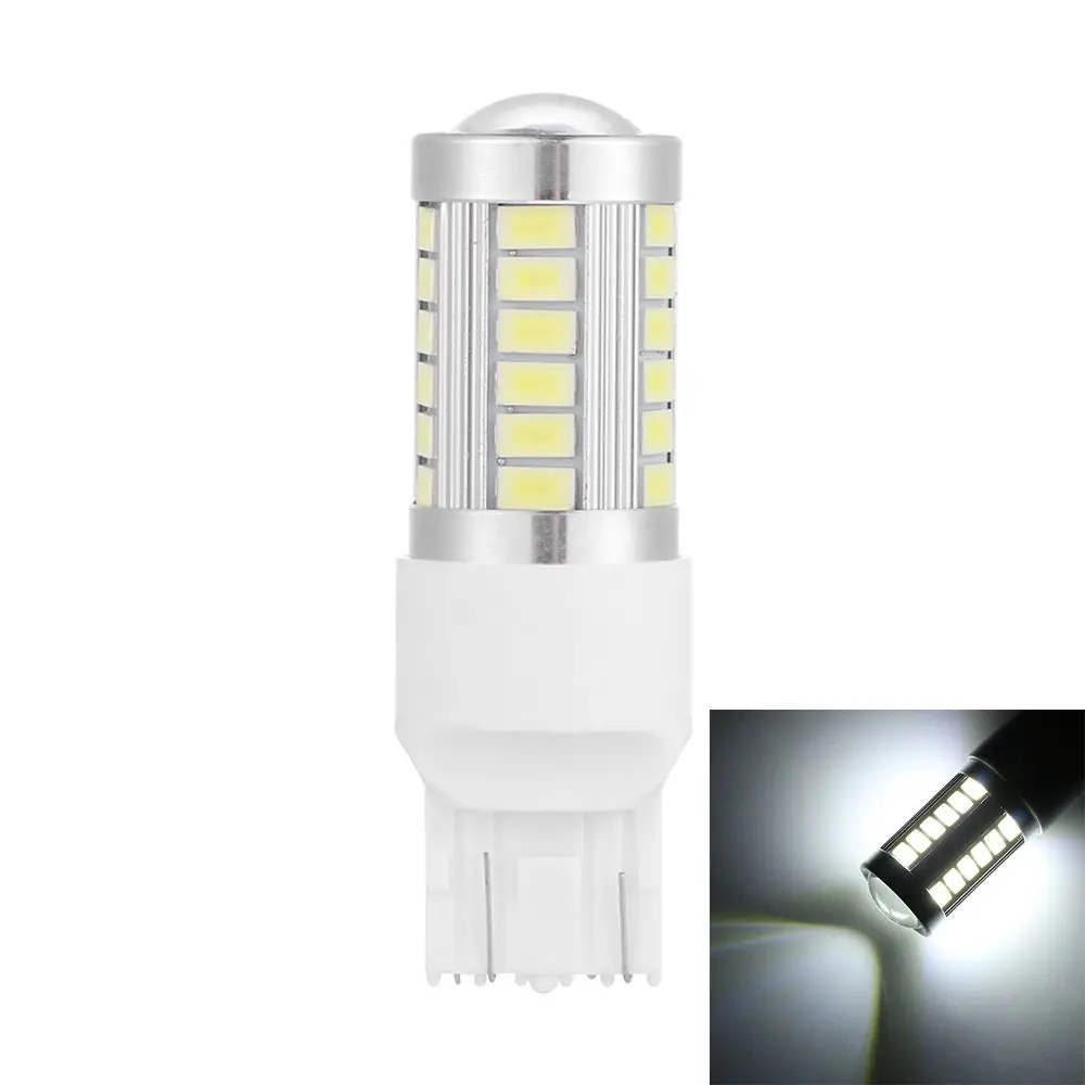 

Новые противотуманные фары указателя поворота 33SMD Автомобильный резервный фонарь заднего хода T20 W21/5W 7443 Светодиодные лампы
