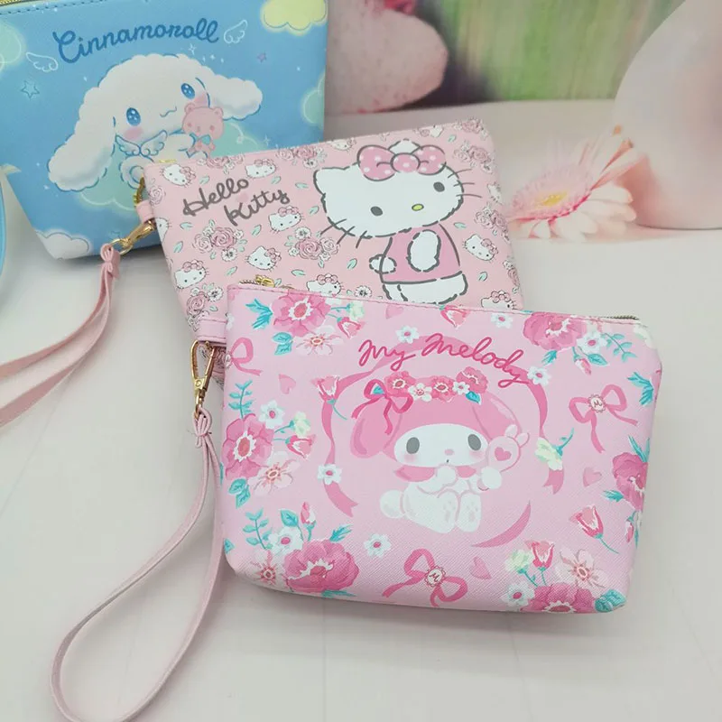

Miniso симпатичная косметичка Sanrio аниме мультфильм Женская портативная вместительная косметичка для хранения игрушки подарки для девочек