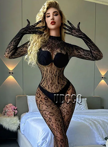 lingerie women sexy Babydoll Underwear Chemises Catsui exotic apparelt costumes Body stocking Leopard body suit bodysuit glove