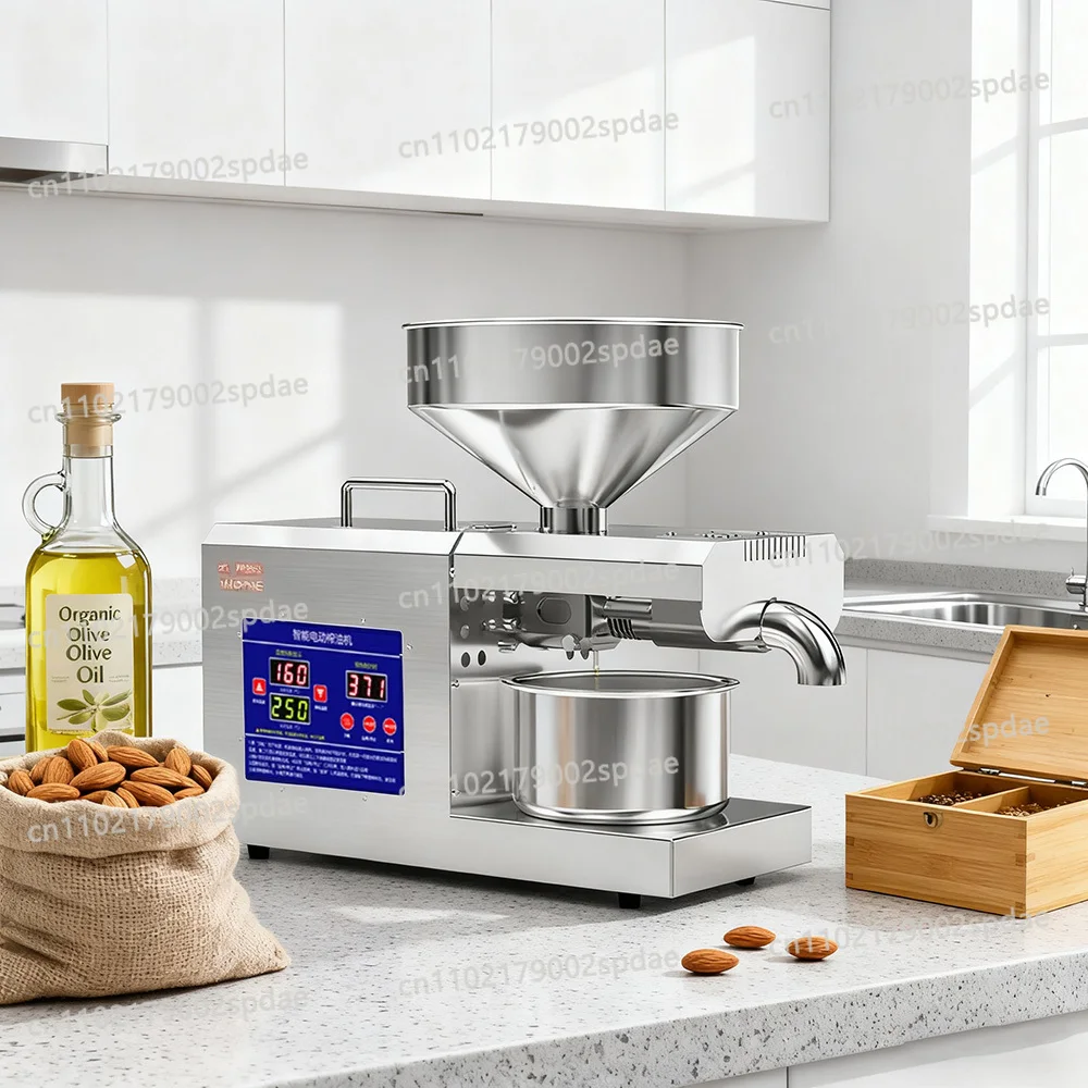 Automatic Cold Press Oil Machine Home Use Oil Extractor For Sunflower Seeds Olive Coconut Peanut Oil Press Device Squeezer