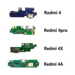 Microphone Module+USB Charging Port Board Flex Cable Connector Parts For Xiaomi Redmi 4 4Pro 4A 4X Replacement