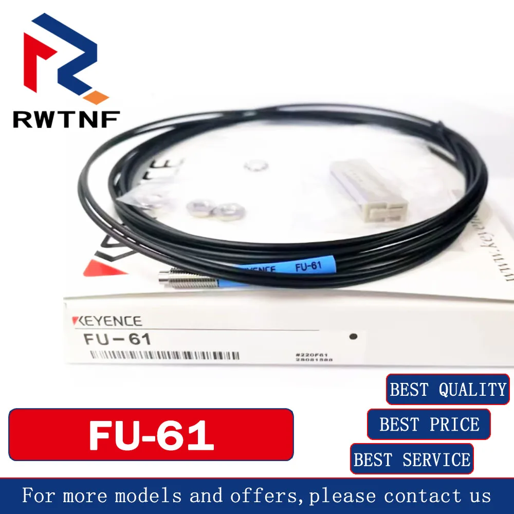 Brand New Genuine FU-61 KEYENCE linear reflection fiber optic sensor, 100% original warehouse stock