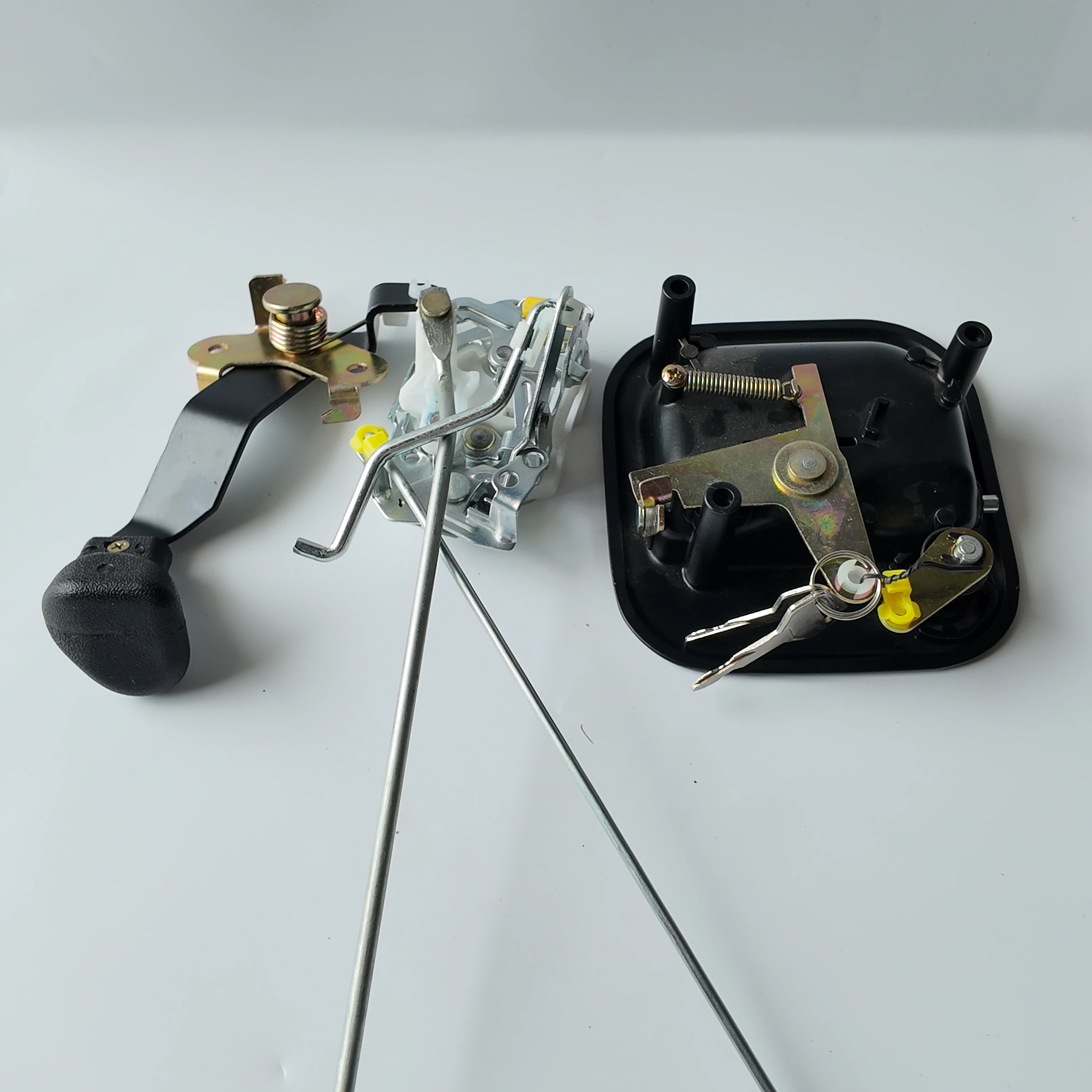 

Cab Door Lock For Kobelco Super 8 Series Cab Door Lock Assembly Lock Block Inner and Outer Handles Excavator Parts