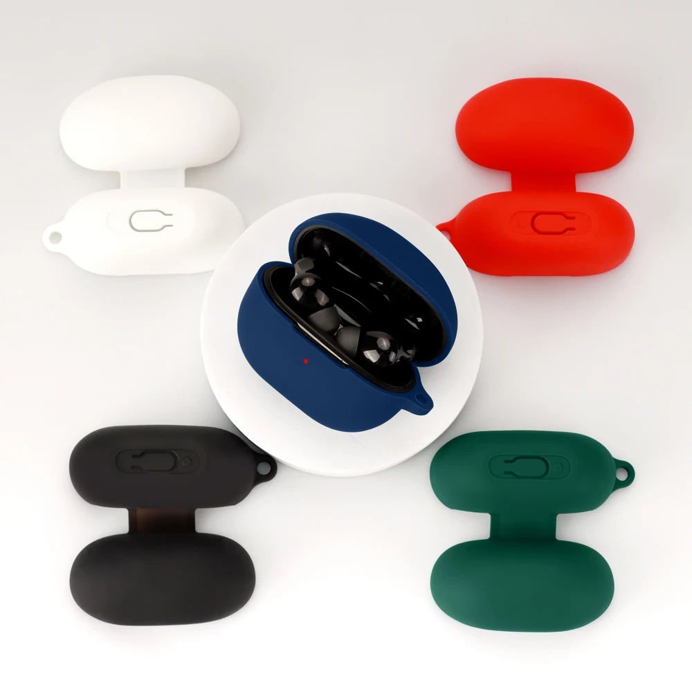 Funda de silicona para Soundcore Life Note 3i, carcasa de borde completo, protección a prueba de golpes, cubierta de auriculares con gancho, caja de auriculares