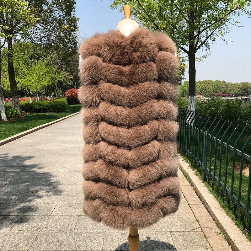 Women 2022 Winter Fashion Cheap Fox Fur Vest Real Fox Waistcoat With Fast Delivery