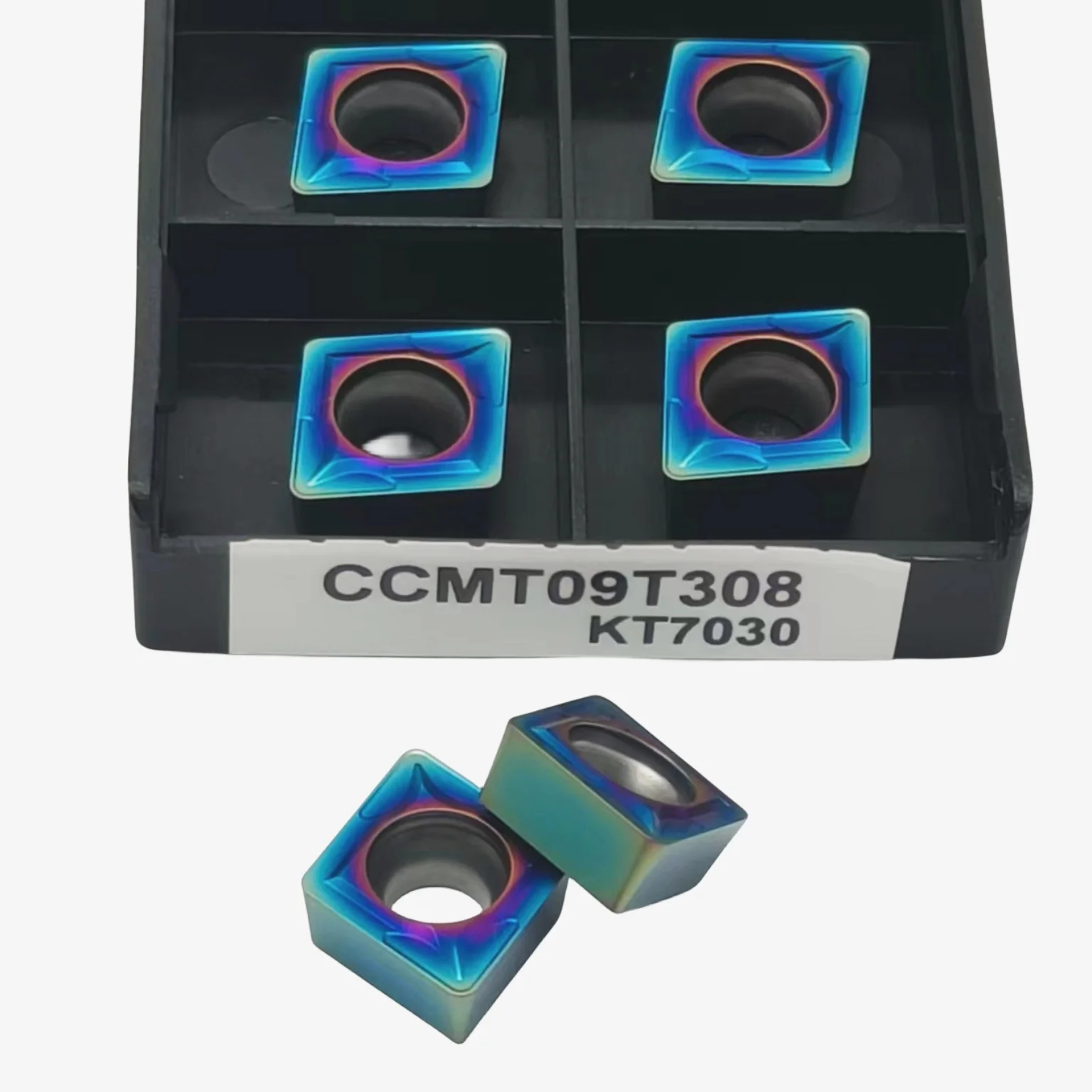 10 pz CCMT09T304 CCMT09T308 utensile per tornitura interna in metallo CCMT 09 t304 CCMT 09 t308 utensile per inserto per tornitura in metallo duro