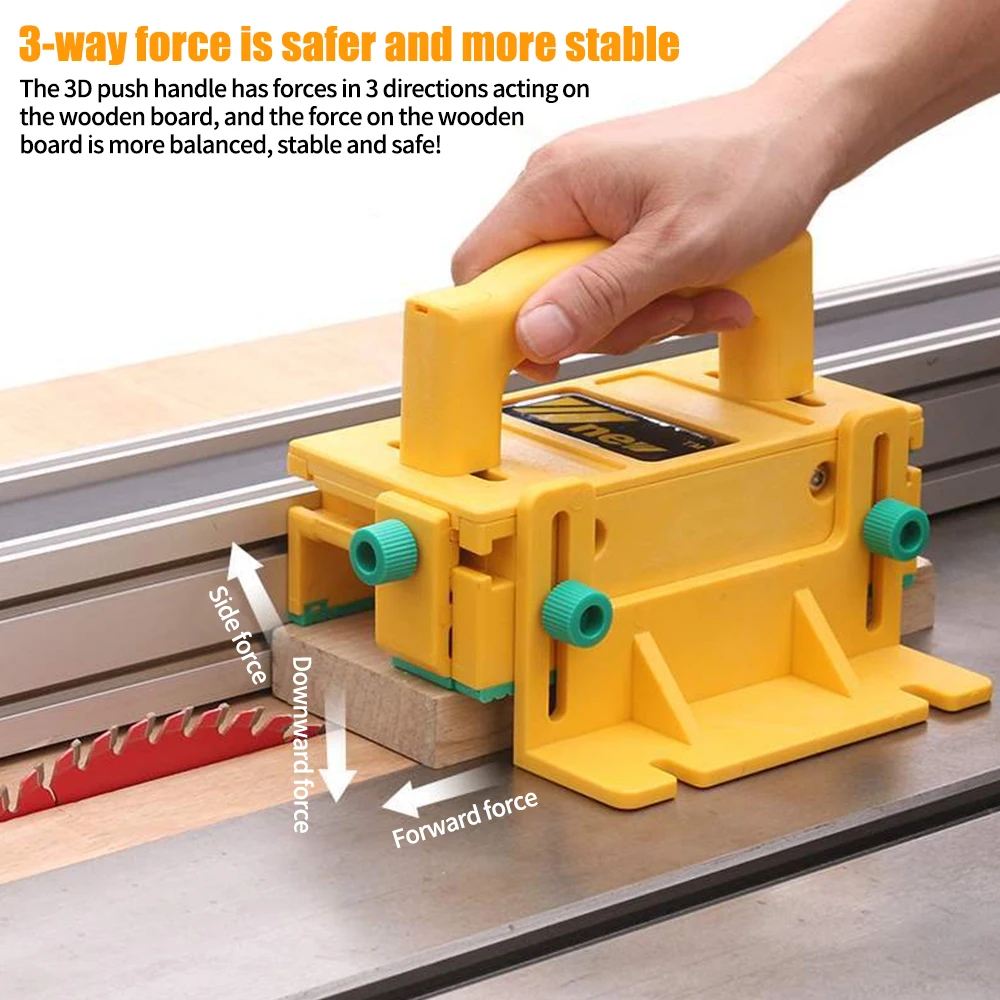 Table Saw Push Block Electric Circular Saw Safe Pusher on Table for Woodworking Router Table Band Saw Jointer Cutting Accessory