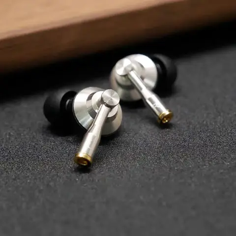 14.4mm Unit Large Dynamic Driver MMCX Earphones DIY In-ear Plug MMCX Audio Metal Headphone Head