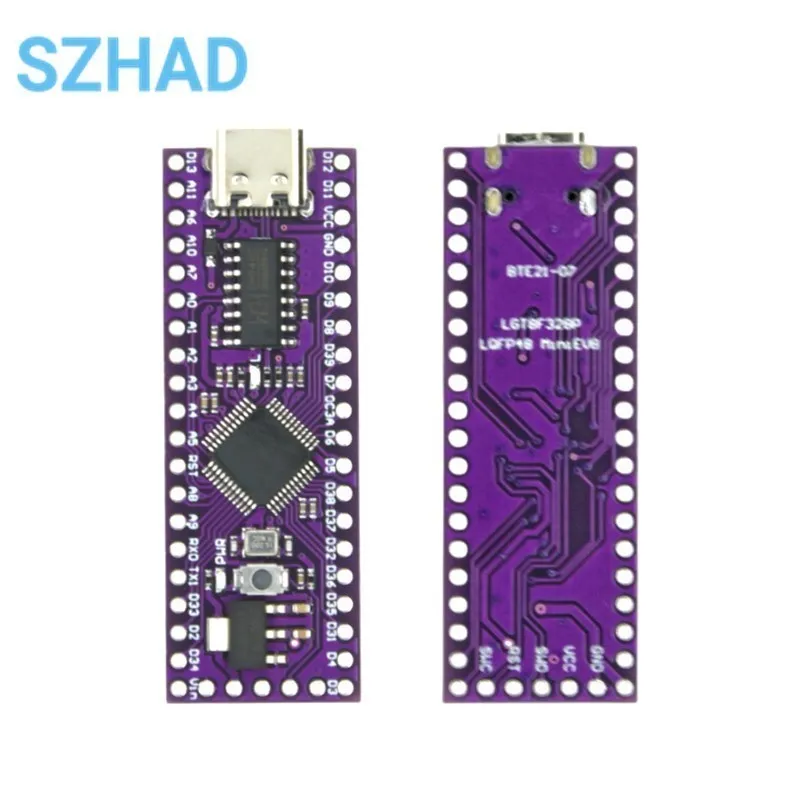 LGT8F328P-LQFP32 MiniEVB TYPE-C MICRO USB Compatible With ATMEGA328 Nano V3.0 LGT8F328P CH9340C / HT42B534-1 SOP16 For Arduino