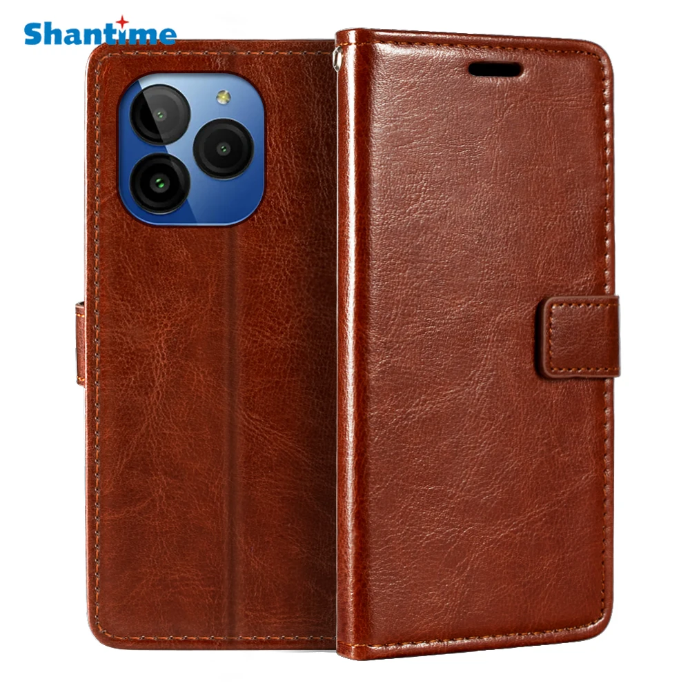 

Чехол-Кошелек для BLU Bold K10 из искусственной кожи класса премиум, Магнитный флип-чехол с отделением для карт и подставкой для BLU Bold K10