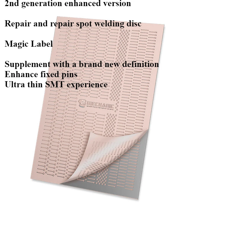 Spurenlose Lötverbindungsreparatur Magic Tag Rework Pad 2780, Punktschweißplatte für die Rücklaufreparatur von Motherboards