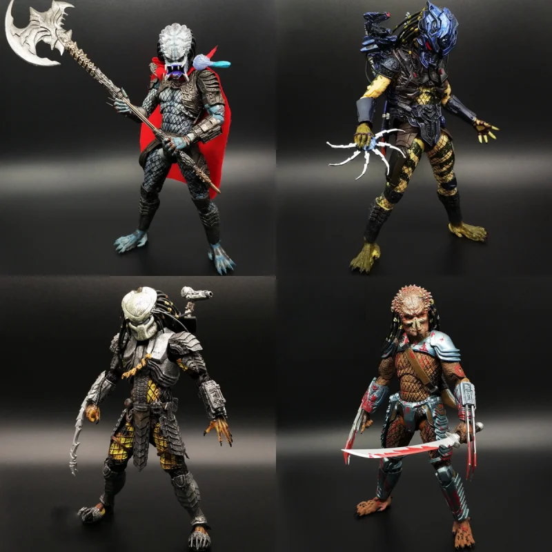 

В наличии Хищник Фигурка Avp Alien Hound Elder Lone Wolf Movie Коллекционная коллекция украшений Модель игрушки Подарки