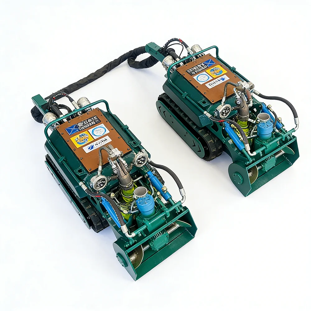 Professional Mobile Cleaning up the Sludge Platform Underwater Submersible Dredging Robot