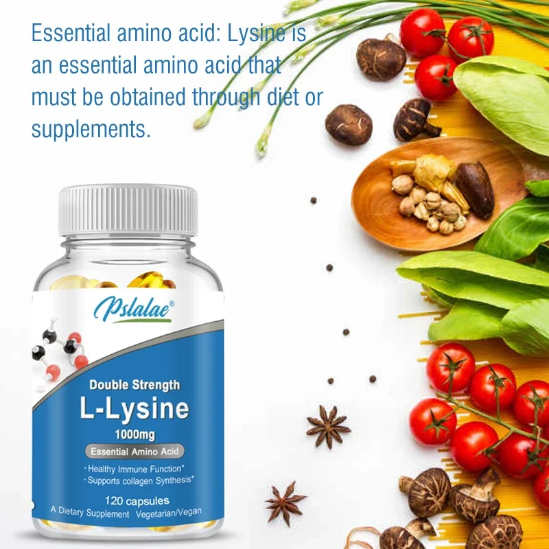 L-Lysine (Monochloridrato di L-Lysine) 1000 mg, aminoacidi a doppia resistenza