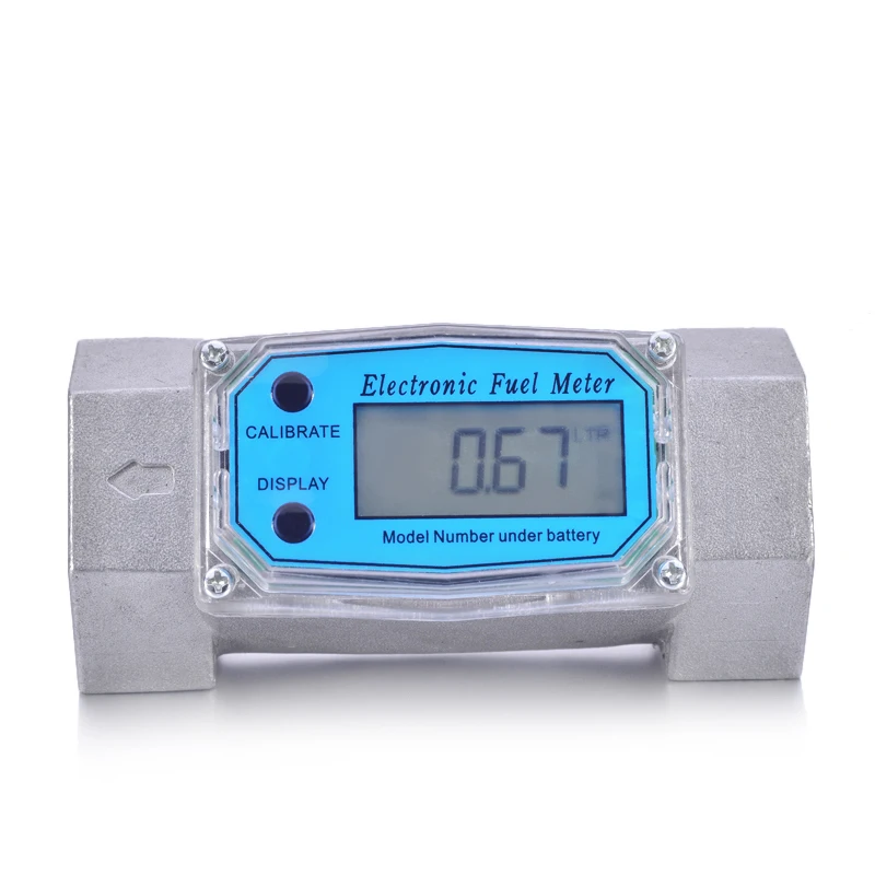 Electronic Turbine flowmeter/Digital Diesel Fuel Gasoline flow meter/ Liquid flow meter