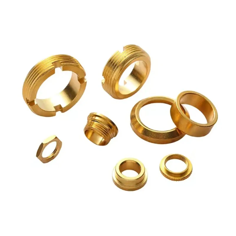 Custom CNC Machining Lathe Turning Service Manufacturer Brass CNC Turning Parts