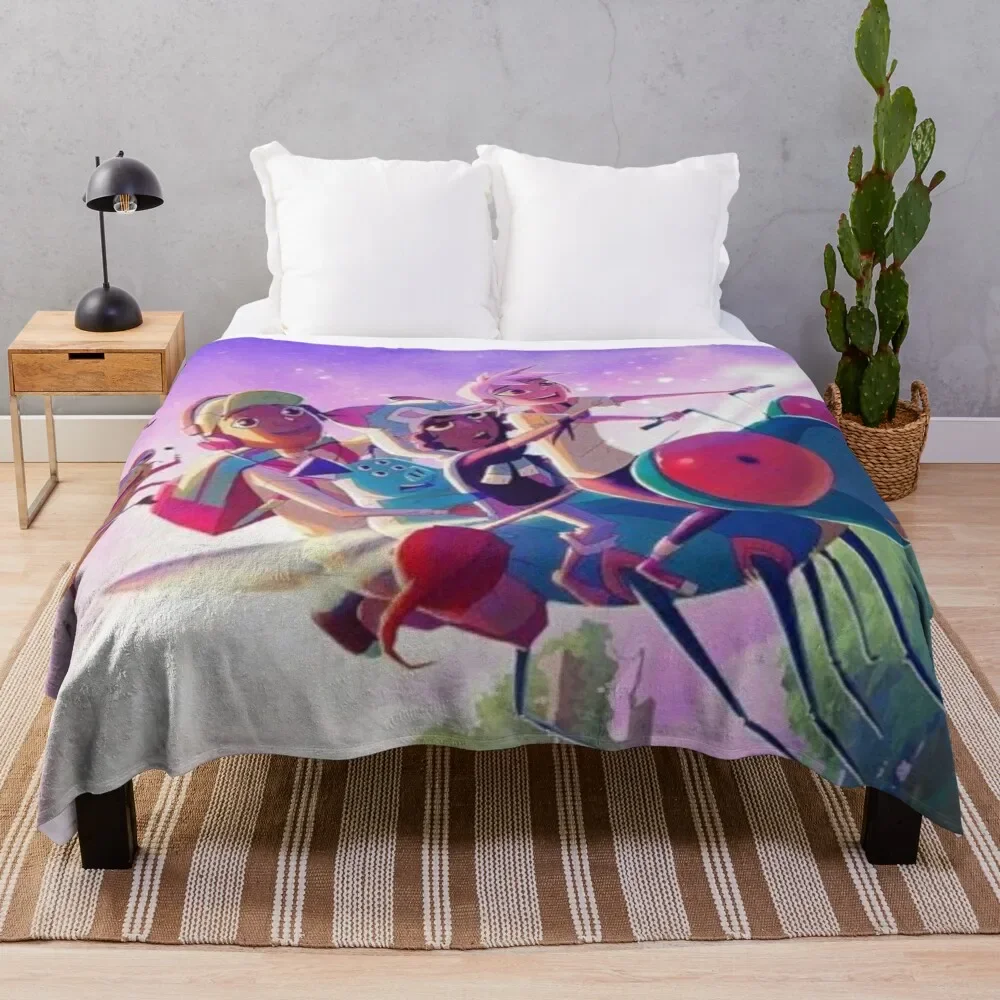 

Kipo and the age of the Wonderbeasts Throw Blanket Vintage Luxury Throw Bed covers Blankets