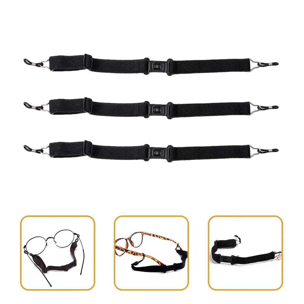 

3Pcs Glasses Anti Slip Covers Lightweight Smooth Surface Eyeglasses Strap Perfect for Daily Use Glasses Holder Accessories