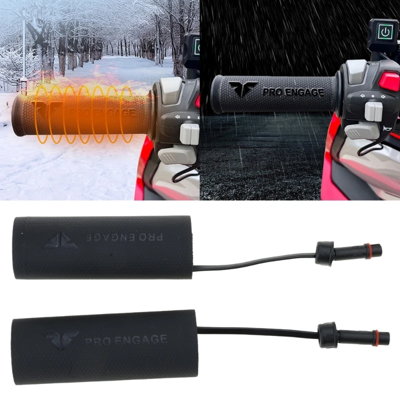 

Motorcycles Heated Handles Grip USB DC12V Handlebar Warmer for Snowmobile ATV Motorbike 3 Gear Adjustment Heated Pad