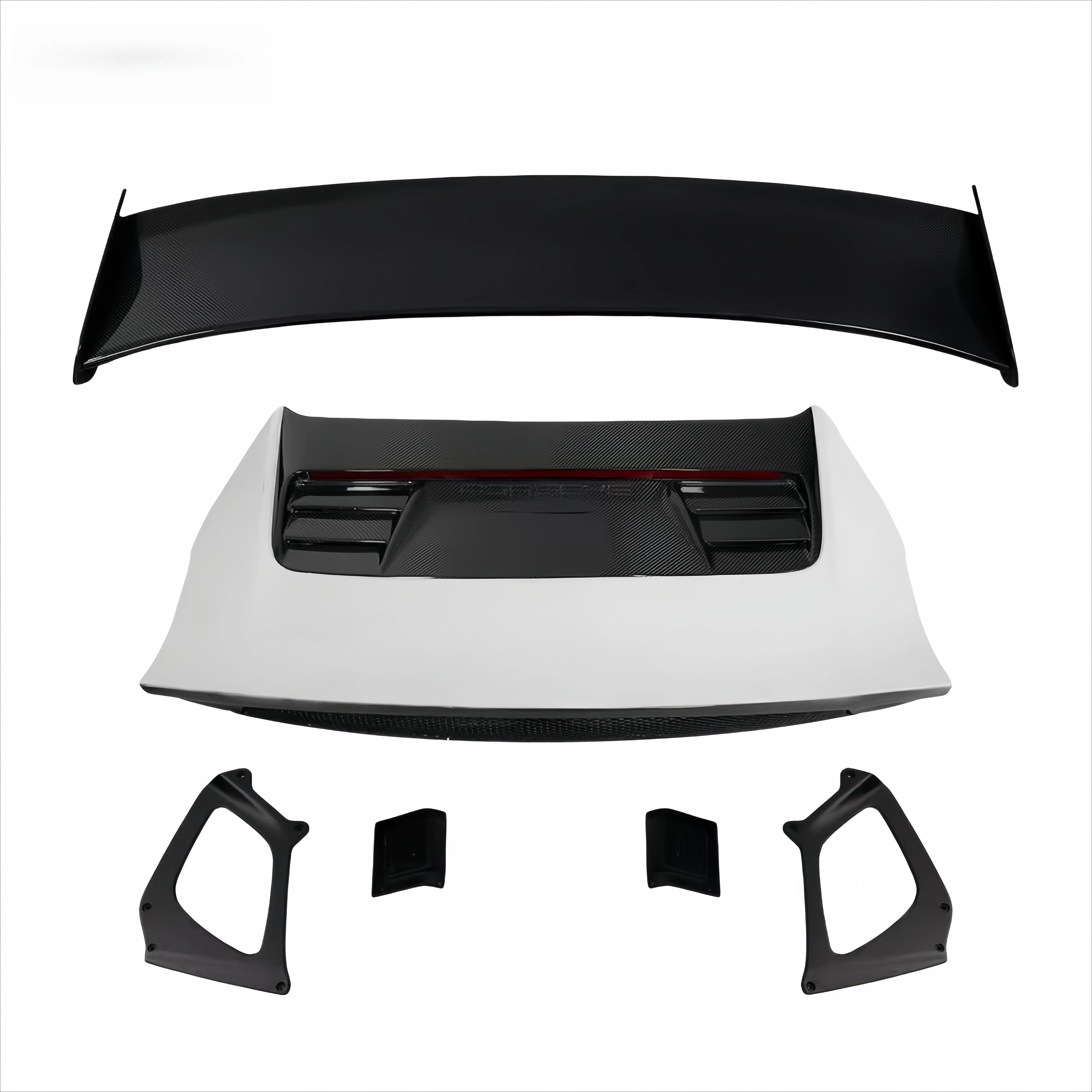 هذا المفسد الخلفي من ألياف الكربون عالي الجودة مناسب لتعديلPorsche911 991.1/991.2 GT2RS وGT3RS