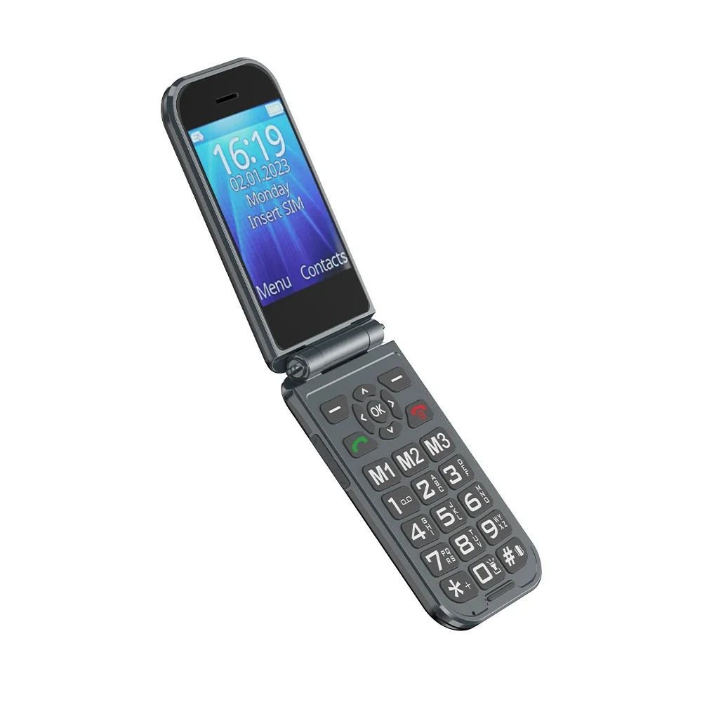 Factory Cheap Price Original Unlocked GSM Classic SOS Flip Simple Feature Cellphone