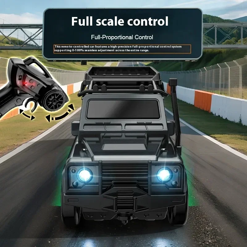 รถดริฟท์บังคับวิทยุขนาด 1/64 ขับเคลื่อน 4 ล้อ พร้อมไฟ รุ่นจำลองขนาดเท่าของจริง ของเล่นเด็ก ของขวัญคริสต์มาส