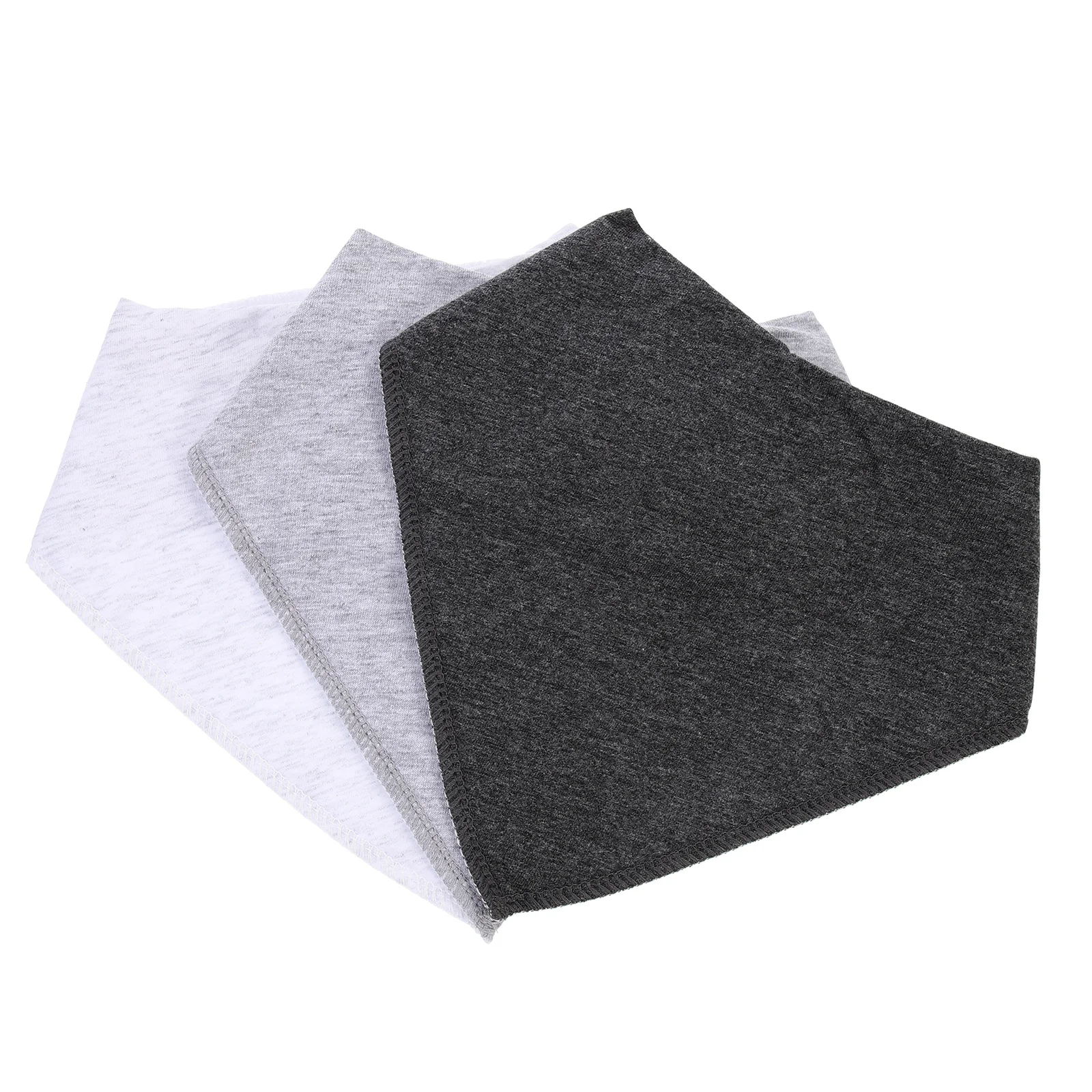 

8Pcs Pure Bandana Bibs Unisex Cotton Drool Absorbent Newborn Feeding Portable Infant Bibs Newborn Absorbent Towels