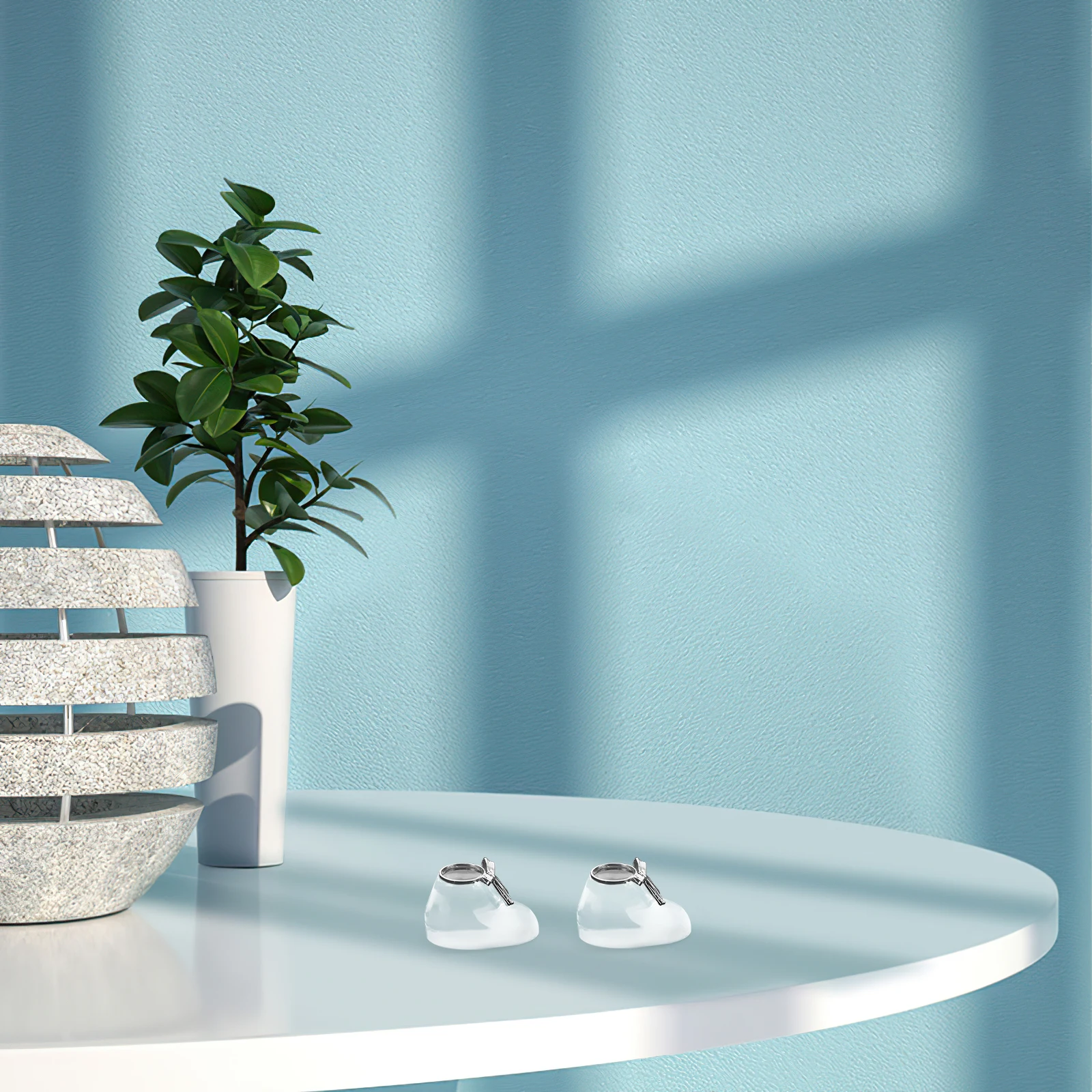 

2Pcs Crystal Baby Shoe Ornament Newborn Keepsake Girl First Christmas Shower Decoration Shoe Decoration