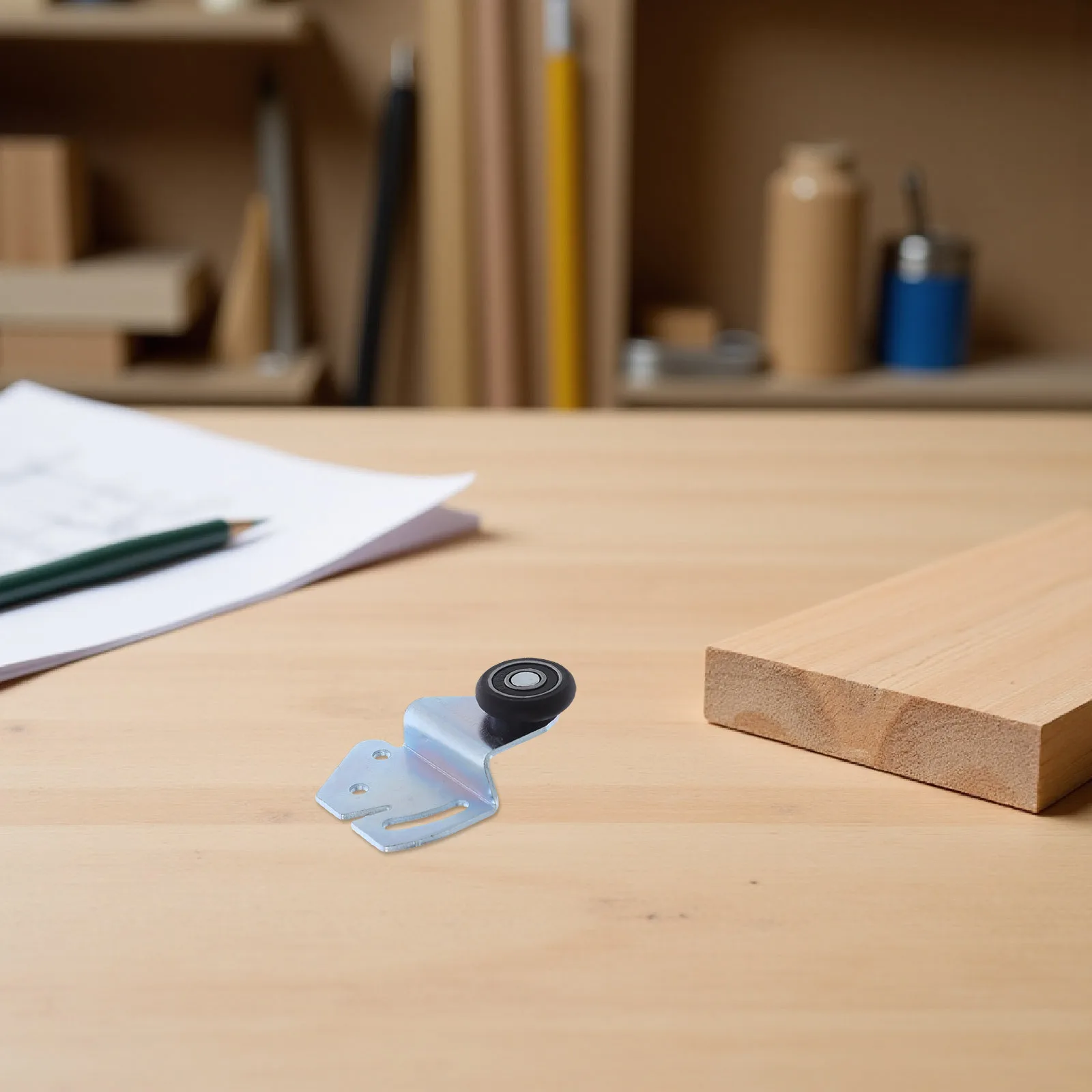 

1Set Sliding Closet Door Roller Kit Smooth Quiet Nylon Sliding Wheel Wardrobe Closet Door Pulley Replacement Hardware