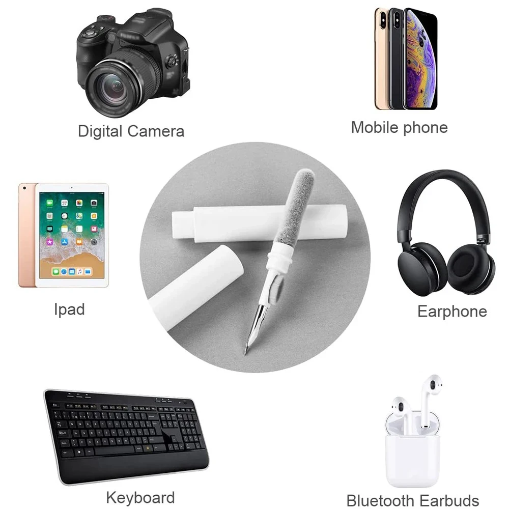 Bluetooth Earphone Cleaning Kit Airpods Pro 1/2/3 Earbuds Case Cleaning Pen & Brush Tools Samsung Xiaomi Airdots Huawei LK-AA147