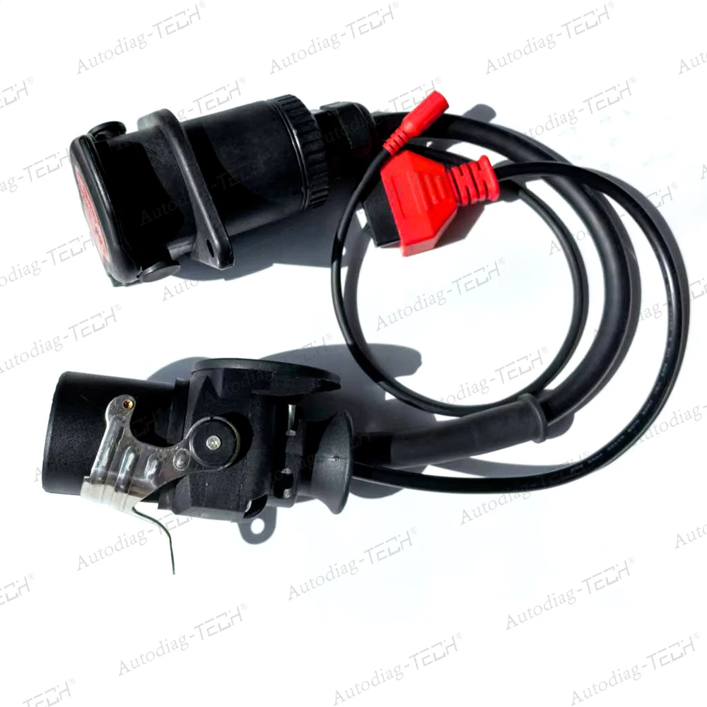 EBS ISO 7638 트레일러 ABS OBD 진단 어댑터 (보쉬/와브코 트럭용 OBD2 진단 케이블, 오텔/오토컴/루앙 스캐너용)