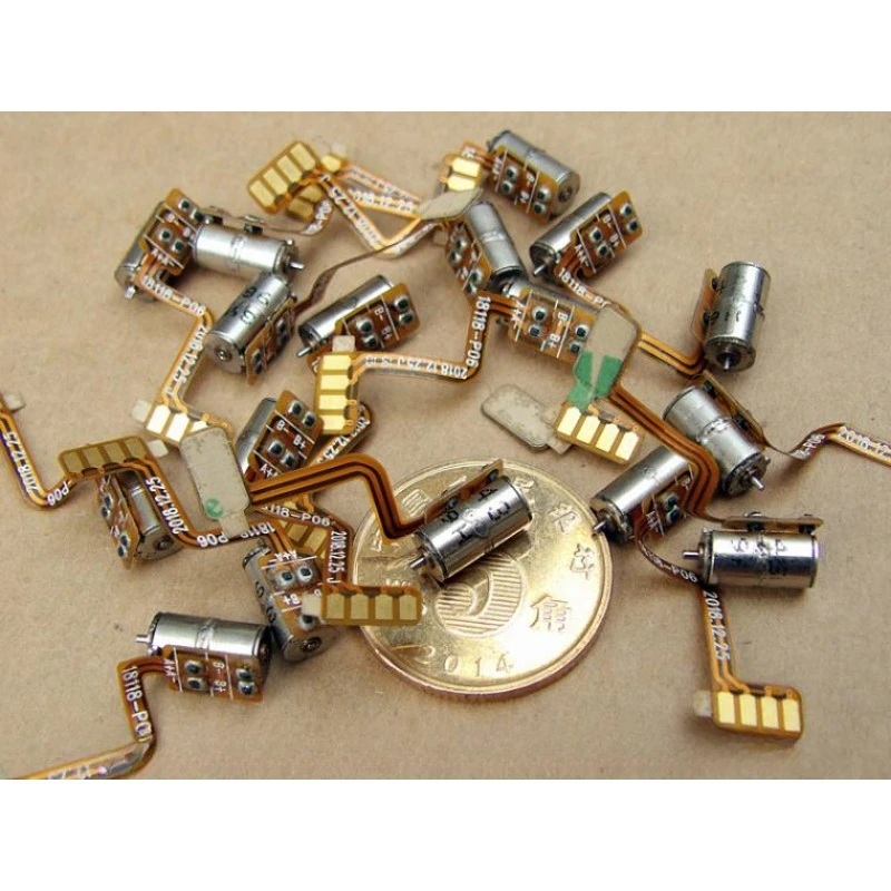 4MM Ultra-Micro Precision Stepper Motor,2-Phase 4-Wire,DC5V, 4.4x8.7MM Flat Shaft 0.7MM,for Robotics/Medical Devices/Micro DIY