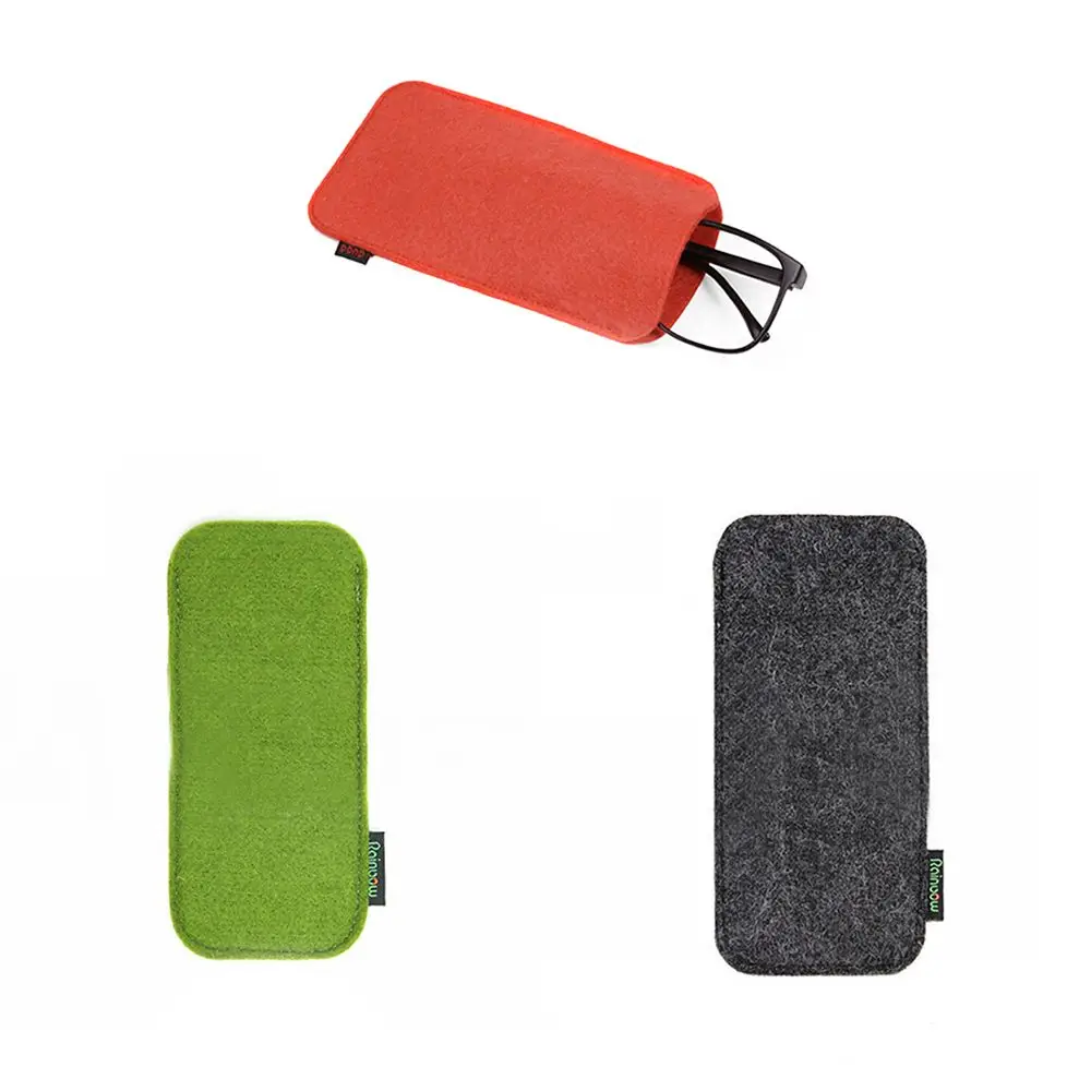 6 Colors Phone Bag Sunglasses Container Acceaaories Felt Cloth Glasses Box Glasses Bags Glasses Storage Sunglasses Bag