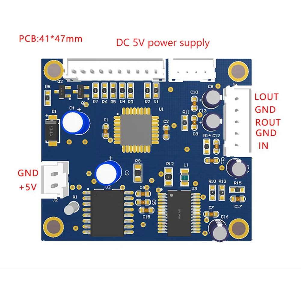 DSP Digital Reverb Module Karaoke Reverb Board Mixer Effector Module 0-99 100 Kinds of Effect