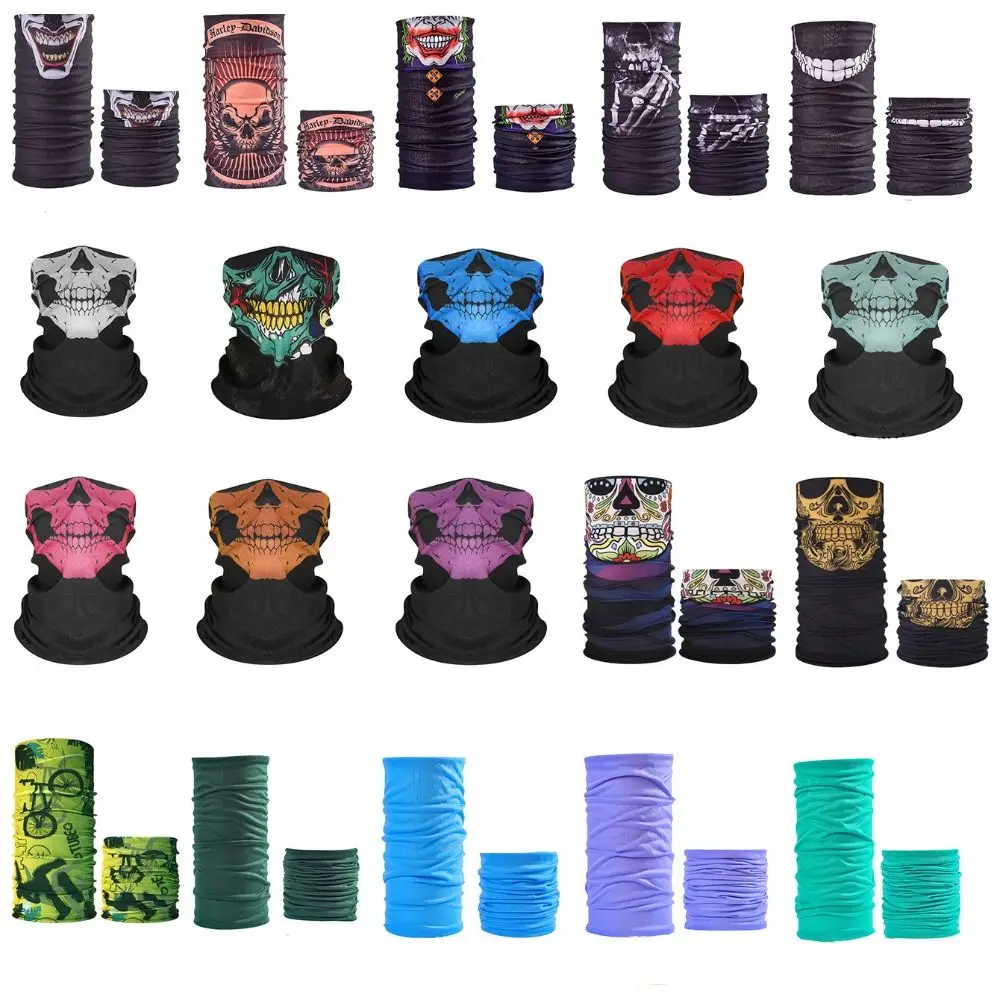 Fashion Multicolor Polyester Bike Headbands Winter Windproof Bicycle Bandana Face Mask Cycling Scarf Neck Warmer Sports Headwear