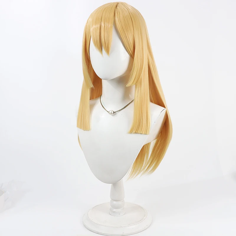 Anime Dr. Stone Ruri Cosplay Wig Halloween Party Prop Synthetic Hair Heat Resistant Fiber + Wig Cap
