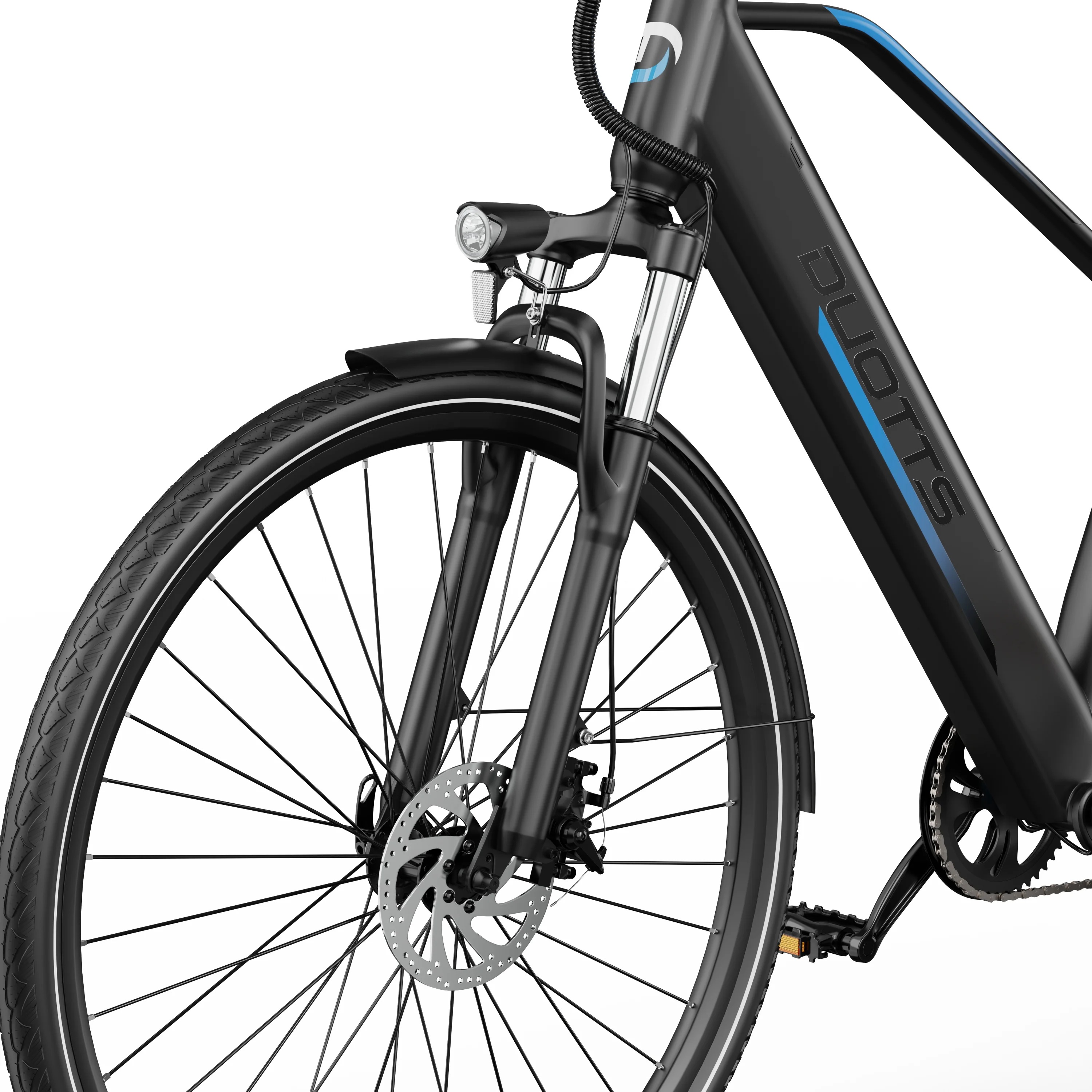 DUOTTS C29 Lite 27,5 Zoll Reifen Erwachsenen-Elektrofahrrad 250W City E-Bike 36V 13Ah Akku 7-Gang Elektrofahrrad – Detail 19
