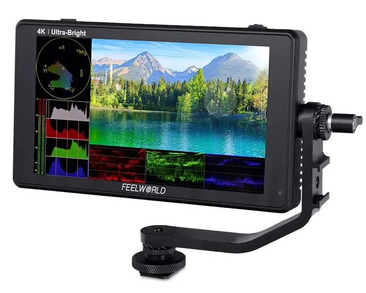 

LUT6S LUT6 6 Inch 2600nits HDR/3D LUT Touch Screen DSLR Camera Field 3G-SDI 4K 1920X1080 IPS Panel