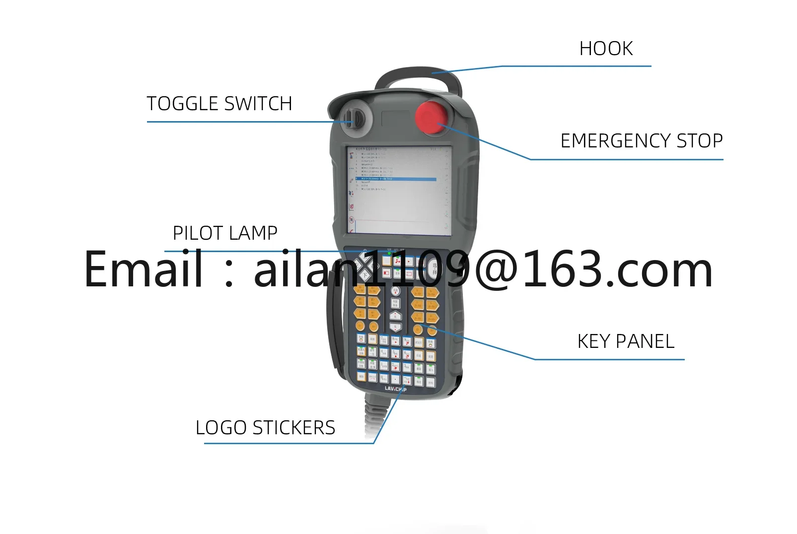 High-end  Teach Pendant for Welding Machine  Manipulator Control and Display