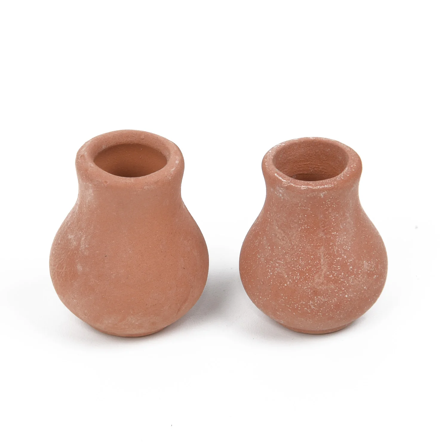 Mini Ceramic Flower Pots 2PCS for Wedding Decoration and Craft Projects Suitable for School Planting Activities