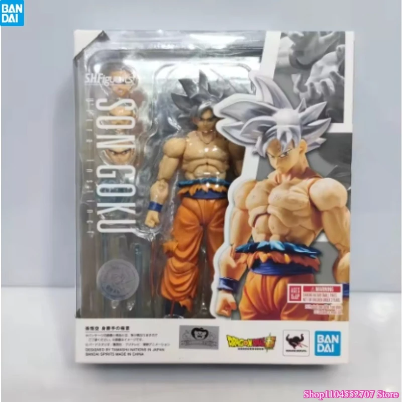 

Bandai in Stock Original Box S.H.Figuarts Dragon Ball Son Goku Ultra Instinct Action Children Doll Toy Model Figure Gift