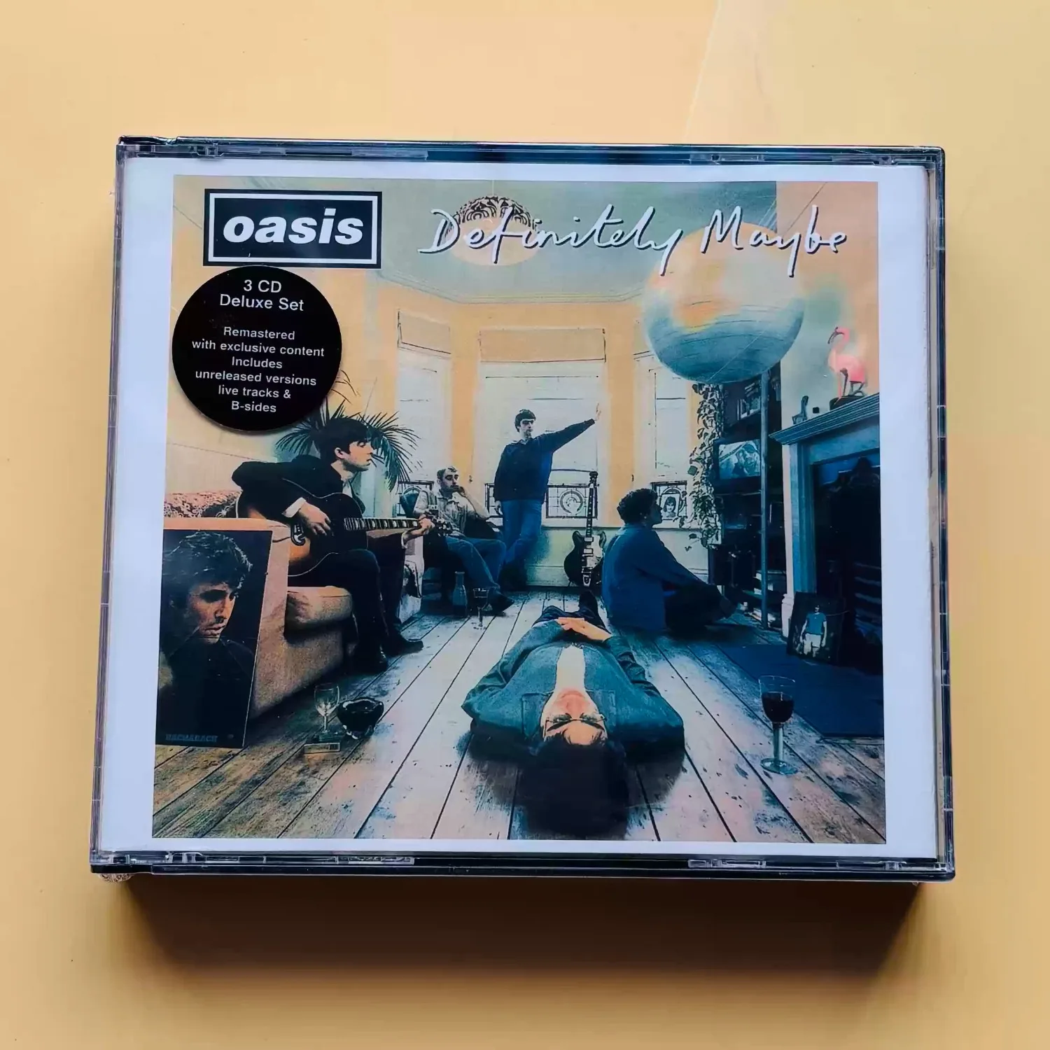 

Oasis "Definitely Maybe" Deluxe 3CD Remastered Britpop Classics Live Tracks & Rare Recordings 90s Rock Anthems