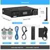 HiFi Bluetooth 5.0 밸브 튜브 프리 앰프 COAX/OPT 디지털-아날로그 변환기 USB DAC 스피커 수신기 헤드폰 앰프 6