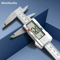 150mm Digital Caliper 6inch All-plastic Calipers LCD Electronic Vernier Caliper Jewelry Literary Play Portable  Measuring Tool