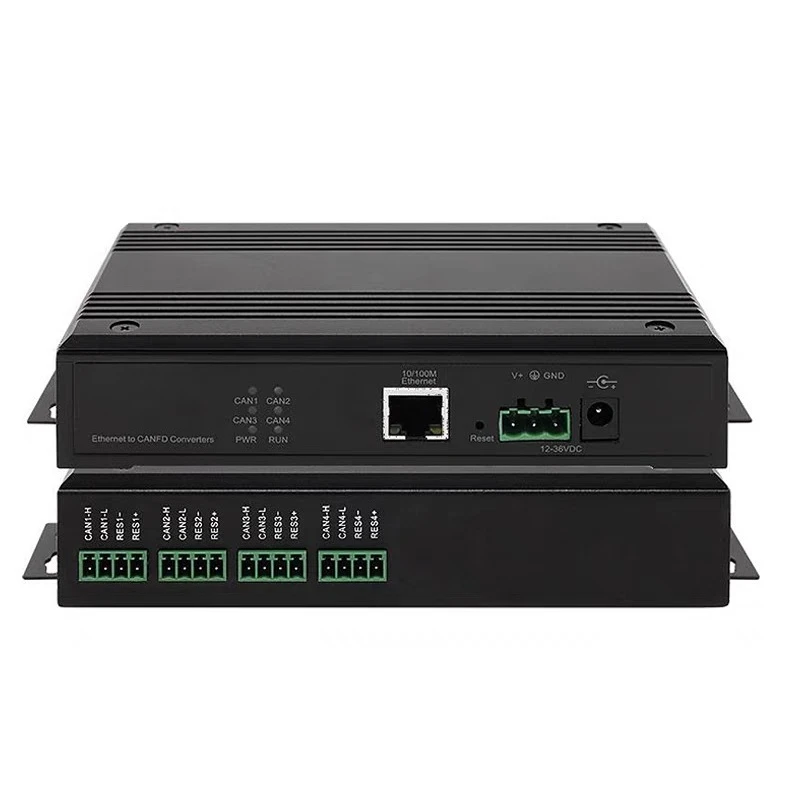 For UT-6504-FD Ethernet To 4-port CANBUS Protocol Converter CANFD Protocol Converter
