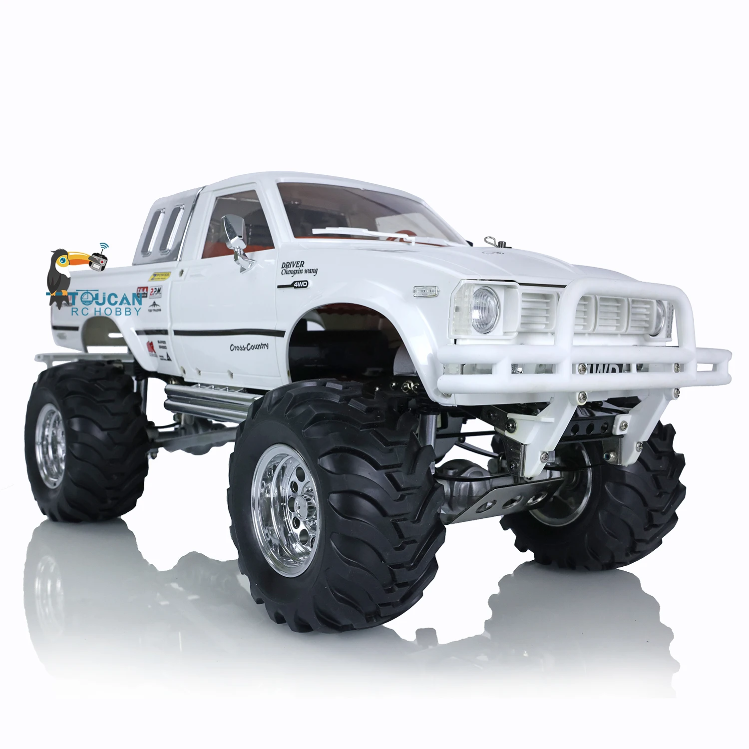 HG P407 1/10 RC Pickup 4*4 Rally Car Series Racing Crawler KIT Without Light Chassis Gearbox TH05146