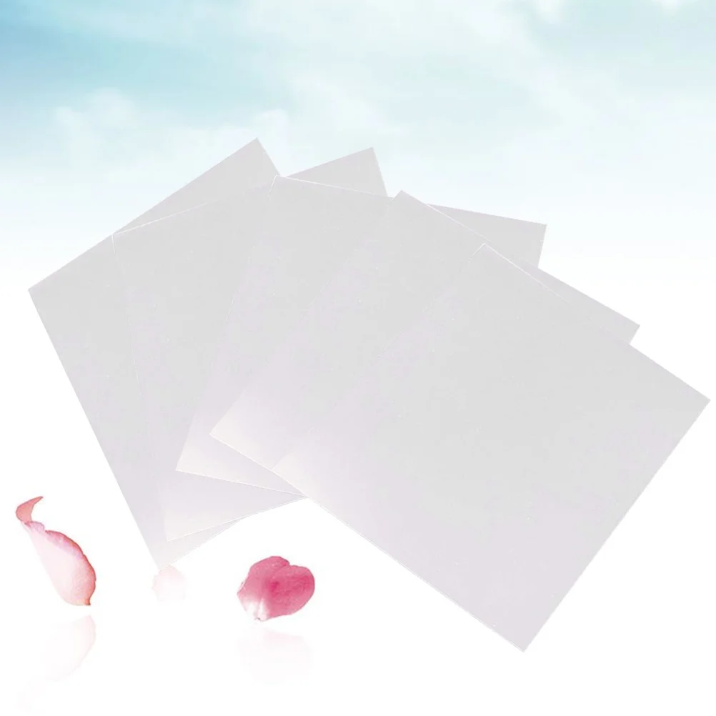 12 Pcs Wax Paper 3D Blank Stencil PVC Material Transparent Stencils Mold for Child