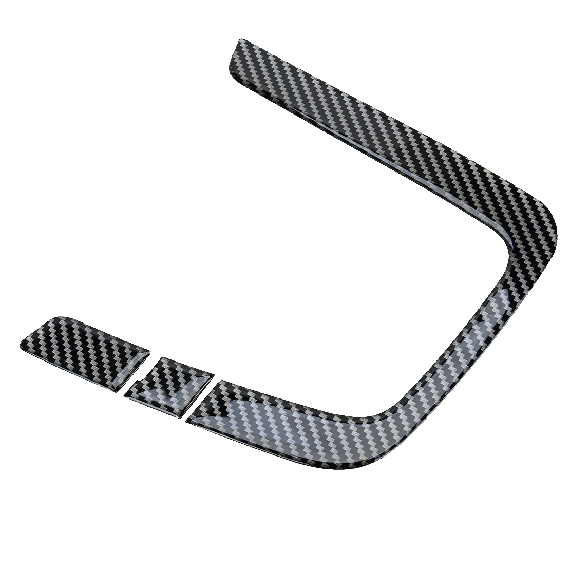 Car Center Console Gear Shift Frame Cover Trim Fit For Hyundai Elantra 2017 2018 2019 2020 Left Hand Drive Carbon Fiber Black