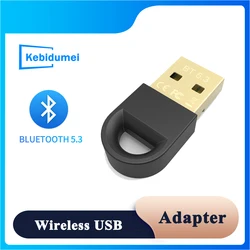 Wireless USB Bluetooth 5.3 Adapter Bluetooth Dongle Music Sound Receiver Adaptador Bluetooth Car Adapter Transmitter For Laptop